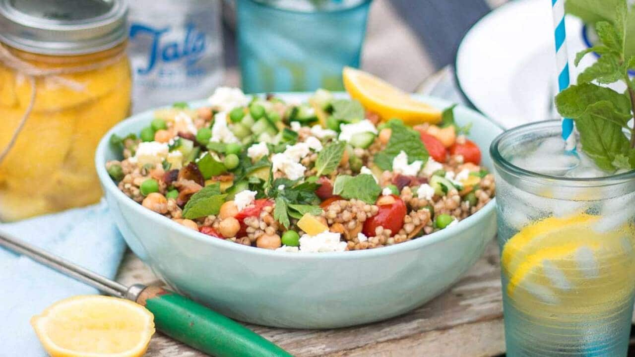 Italian buckwheat salad