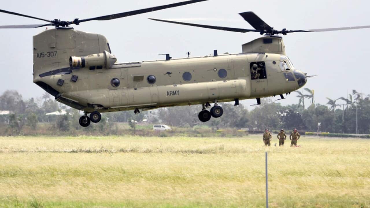 The Australian Defence Force responds to the damage caused