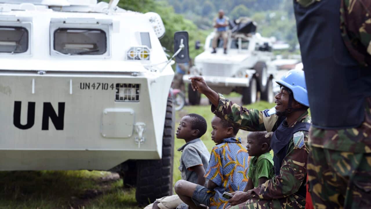 UN troops in the Democratic Republic of Congo