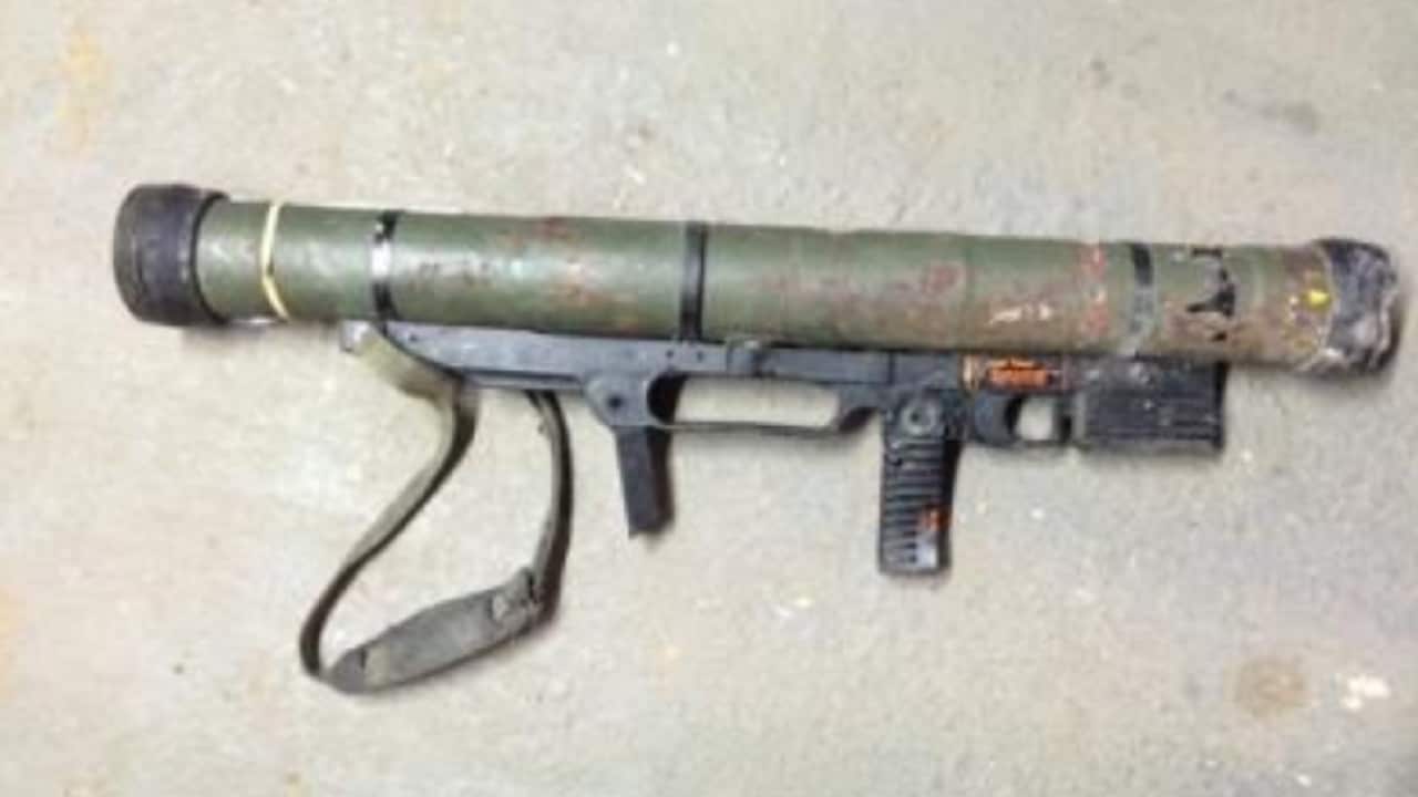 A rocket launcher was surrendered in Queensland.