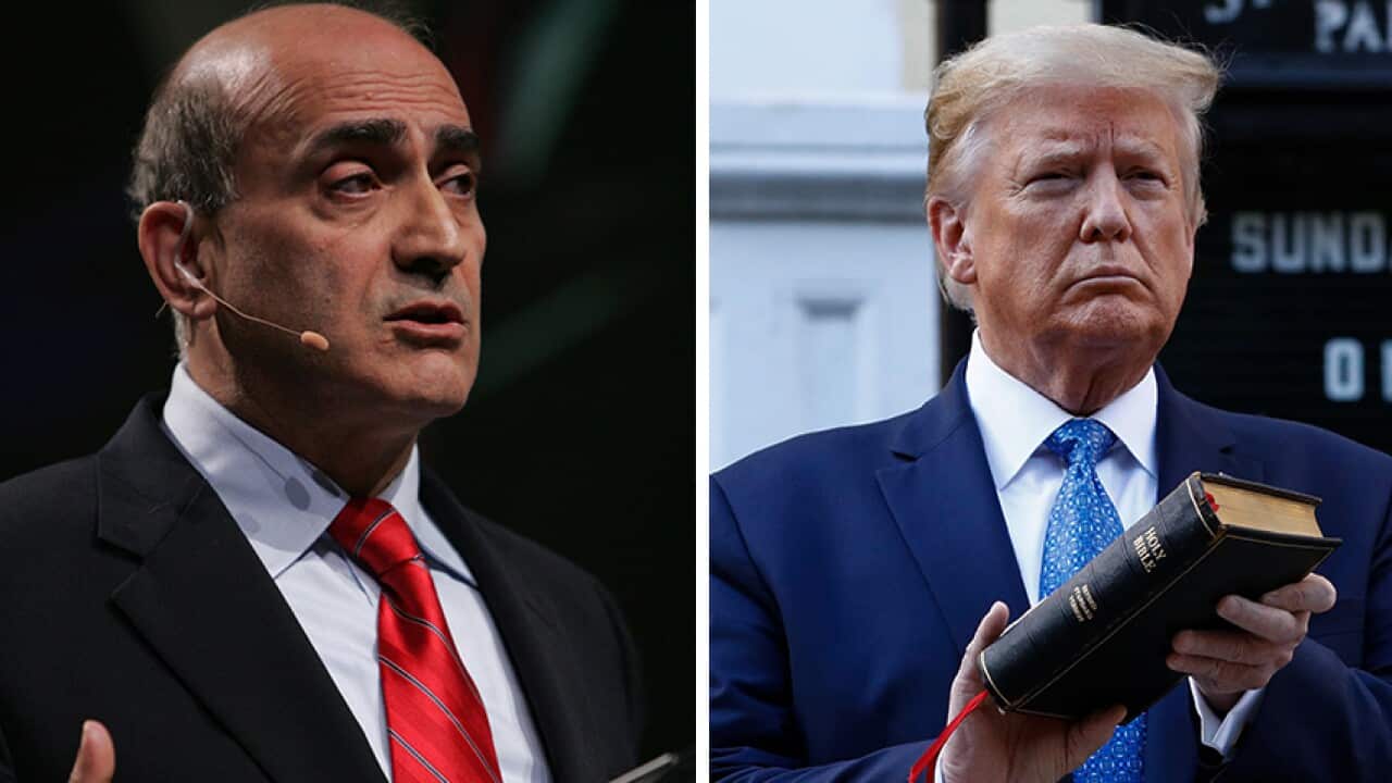 Dr Walid Phares and President Trump