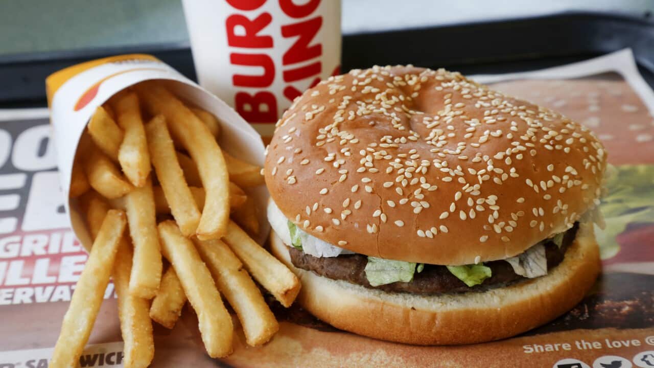 A Burger King Whopper meal combo