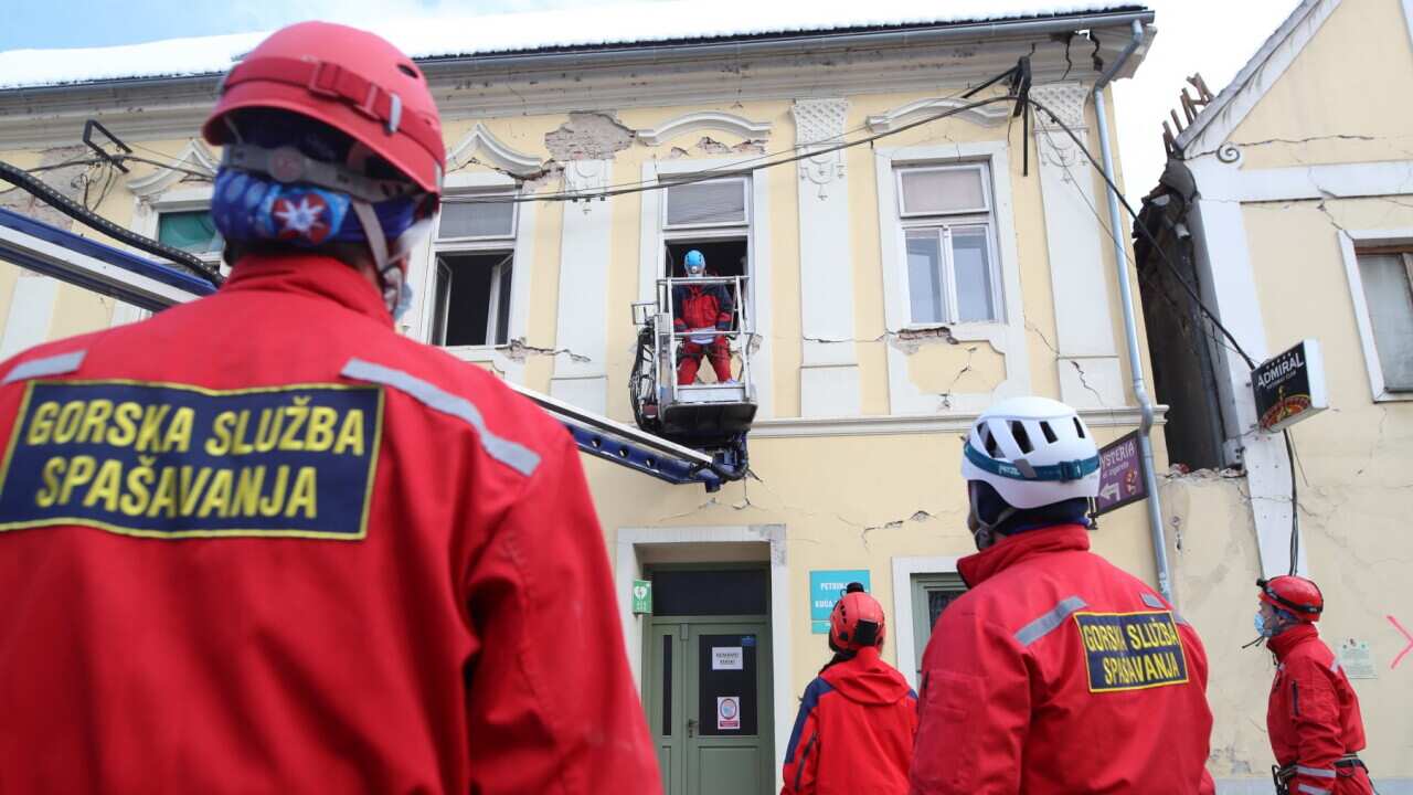 Petrinja Quake Croatia