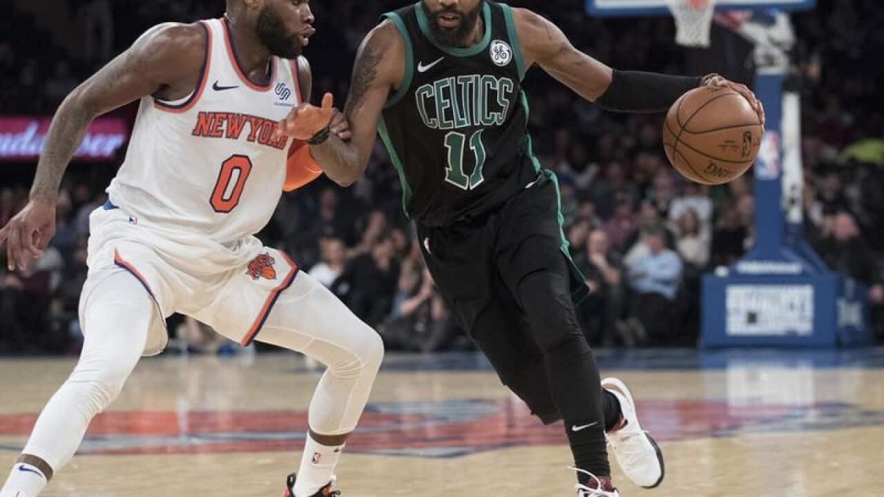 Boston Celtics guard Kyrie Irving