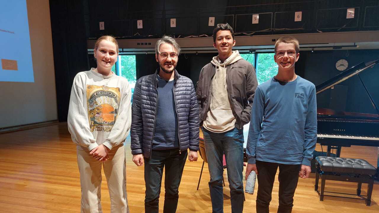 Harriet Yates, Alexander Gadjiev, Ethan Wulff in Trenton Shulinus