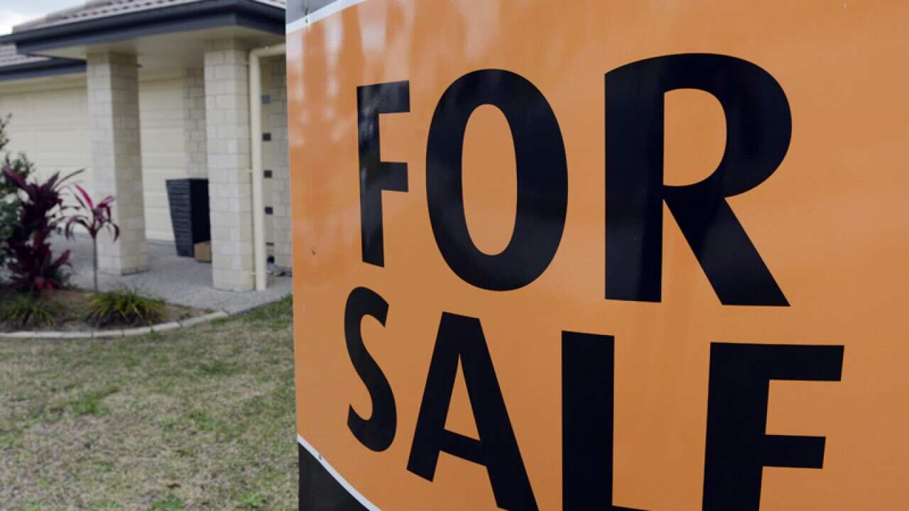 A "For Sale" sign for a home Springfield Lakes in Brisbane