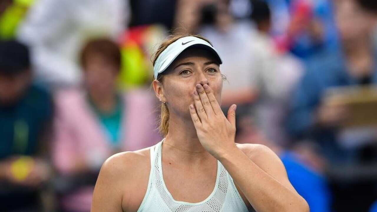 Russian tennis player Maria Sharapova