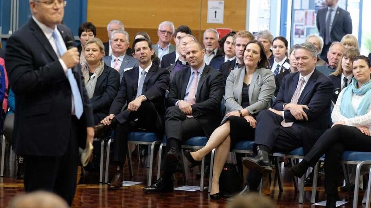 Prime Minister Scott Morrison speaks to the Menzies Research Centre