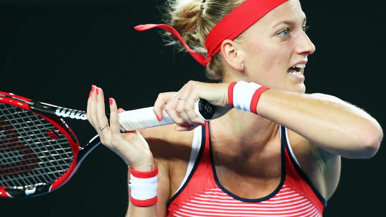 Petra Kvitova of the Czech Republic