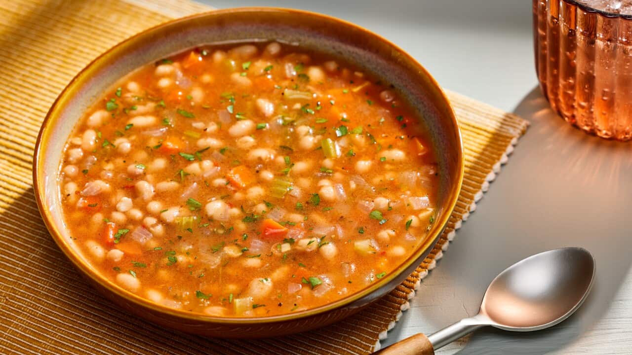 Fasolada (Greek White Bean Soup) for Weeknight Vegetarian column in Food