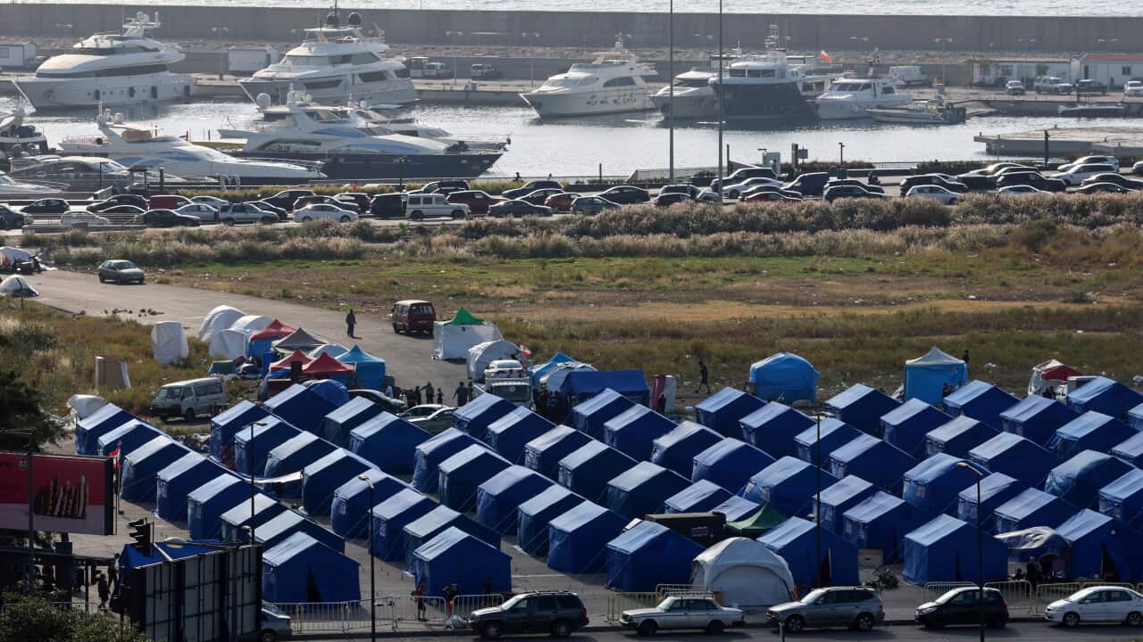 Relocation begins at Beirut waterfront displacement camp