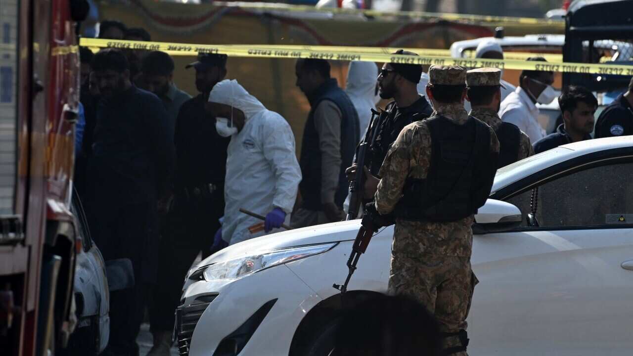Suicide bomb blast killed at least 12 people and injured dozens in Islamabad