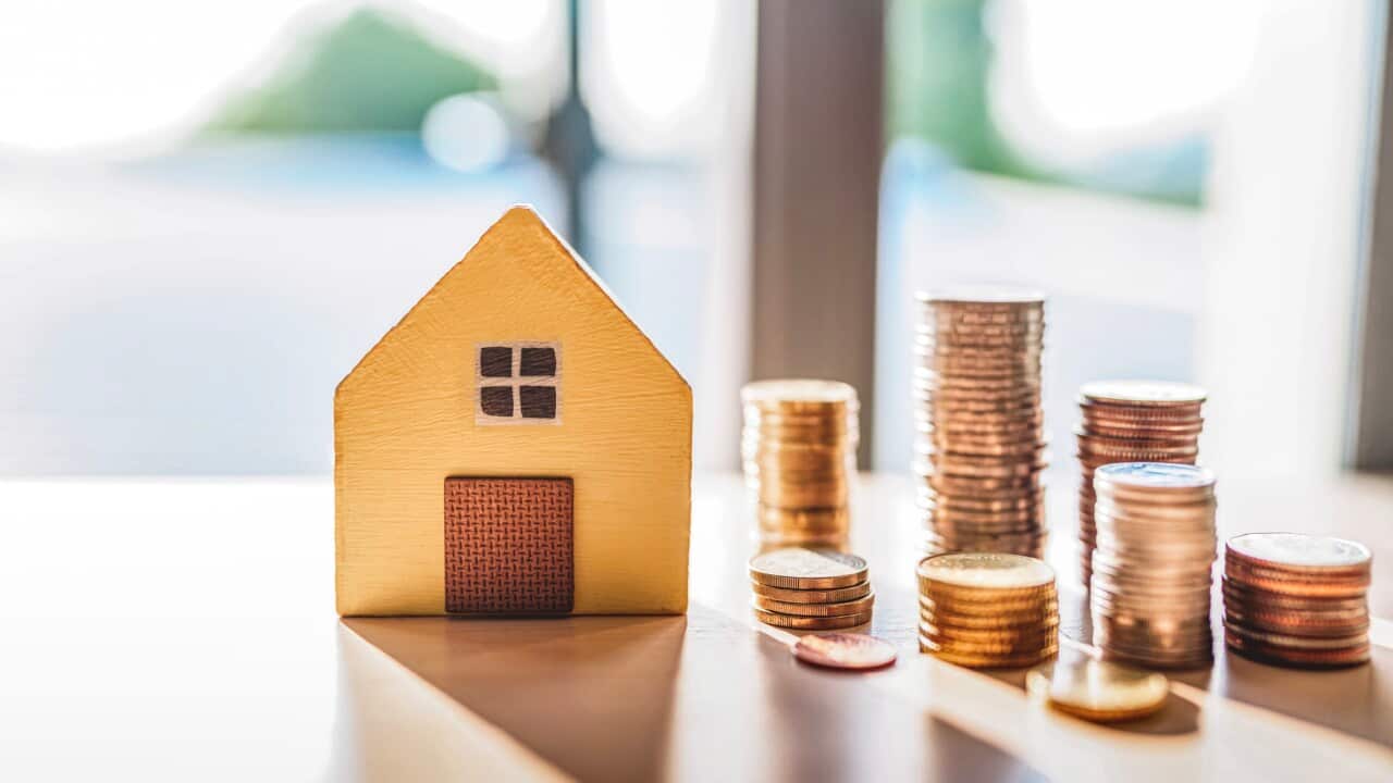 Home concept, Home savings, Selling home, Money and house, Business and finance concept, Home Insurance