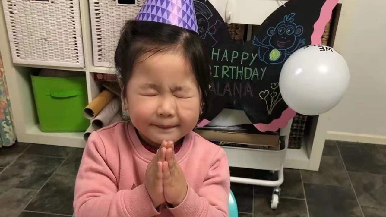 The child who received a free birthday cake from Ms Qu