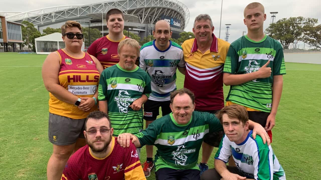 Touch Football Specialised players after a session