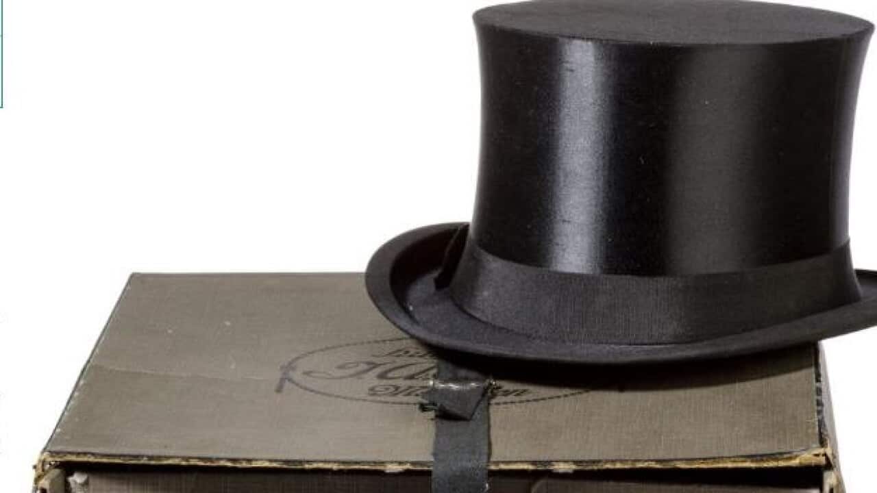 Adolf Hitler's top hat is among the items up for sale at a German auction house in Munich.