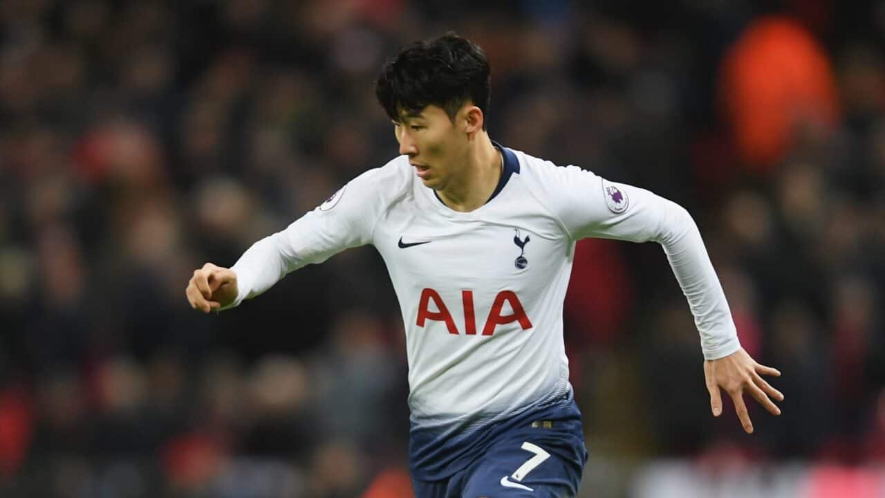 Korean soccer star Song Heung-min