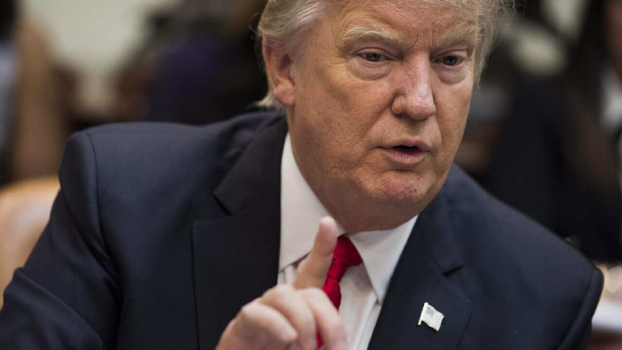 Donald Trump in the White House.