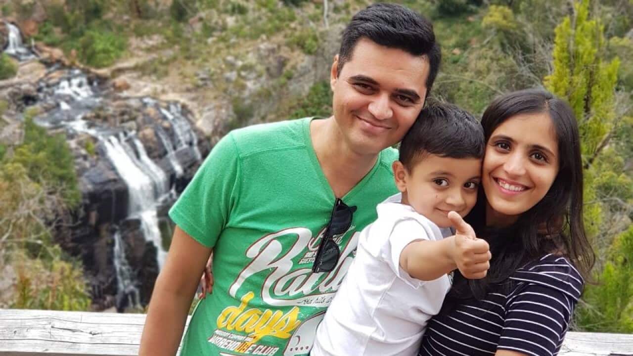 Dhvani Joshi with her family