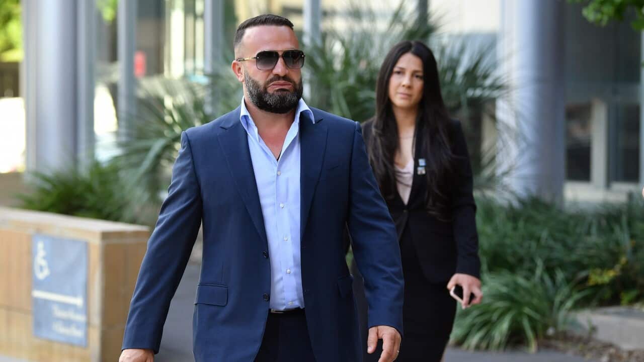 Danny Abdallah and Leila Abdallah at Parramatta District Court in Sydney