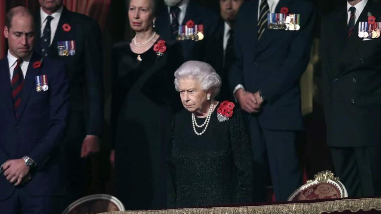 The Queen and members of the Royal Family