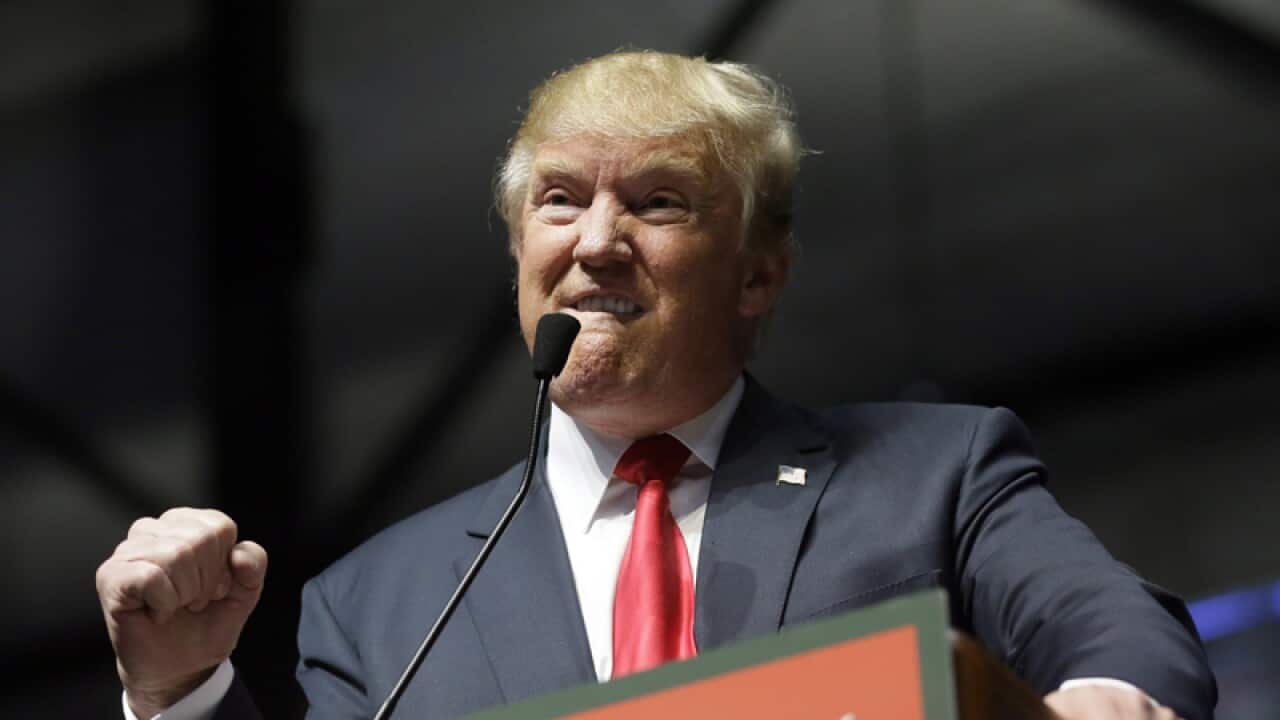 Us presidential candidate Donald Trump