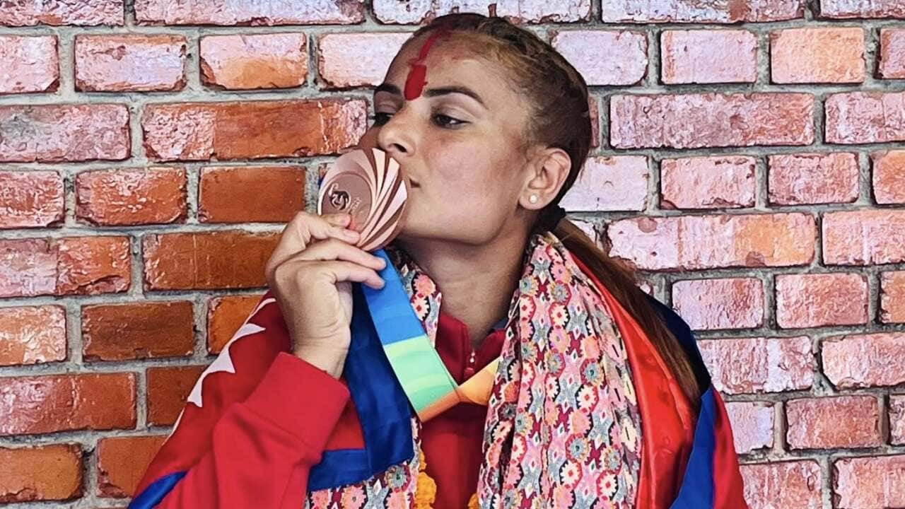 Manmati Bista is the captain of the Nepal national women’s kabaddi team.