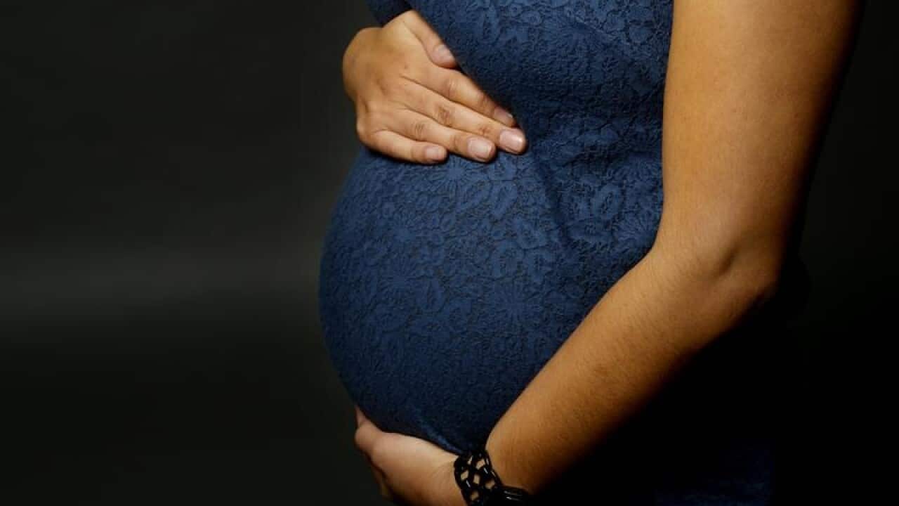 An image of a pregnant woman.