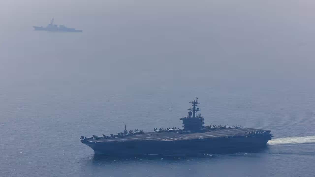 The United States has accused Iran of launching attacks on three destroyers on Friday. Iran insists the US struck first. 