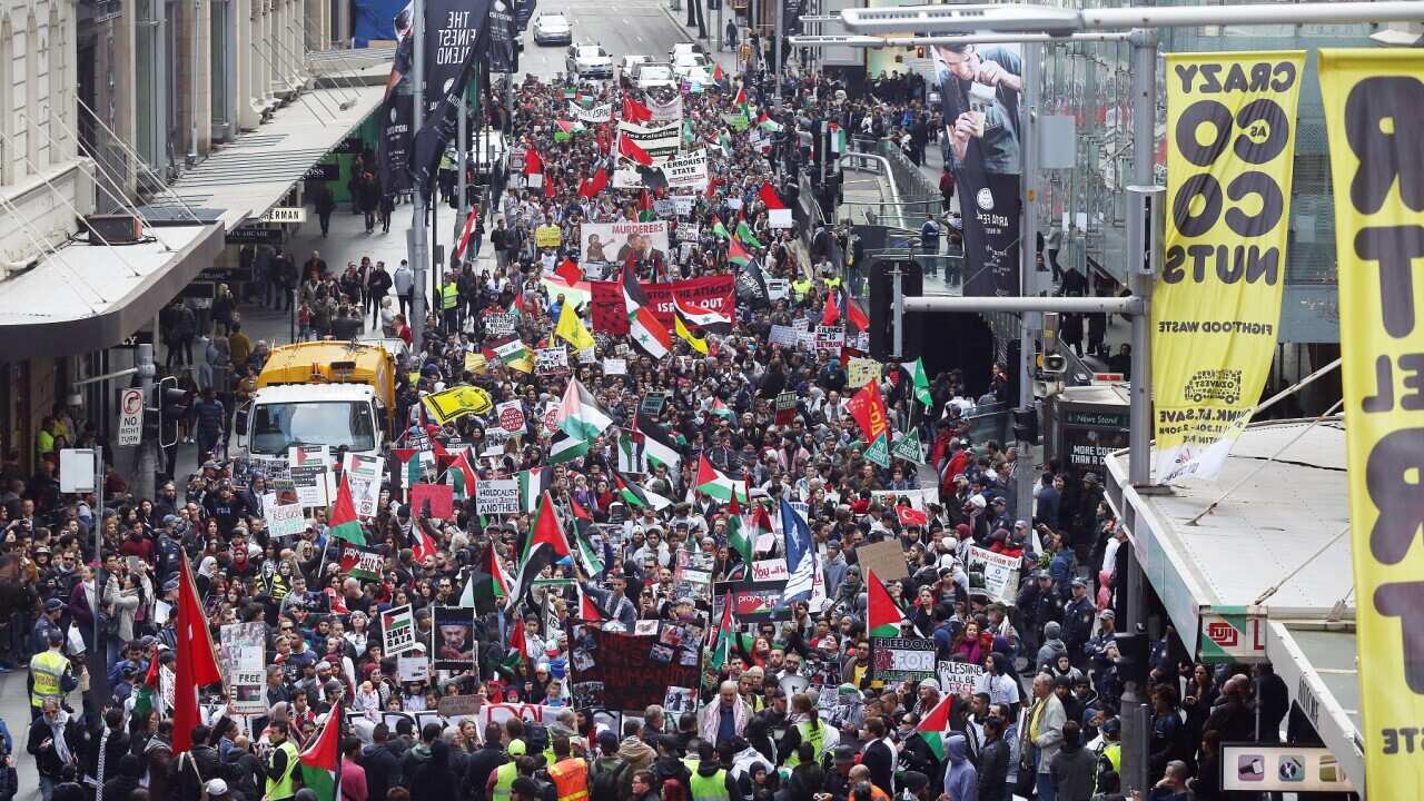 PALESTINE AUSTRALIA PROTESTS