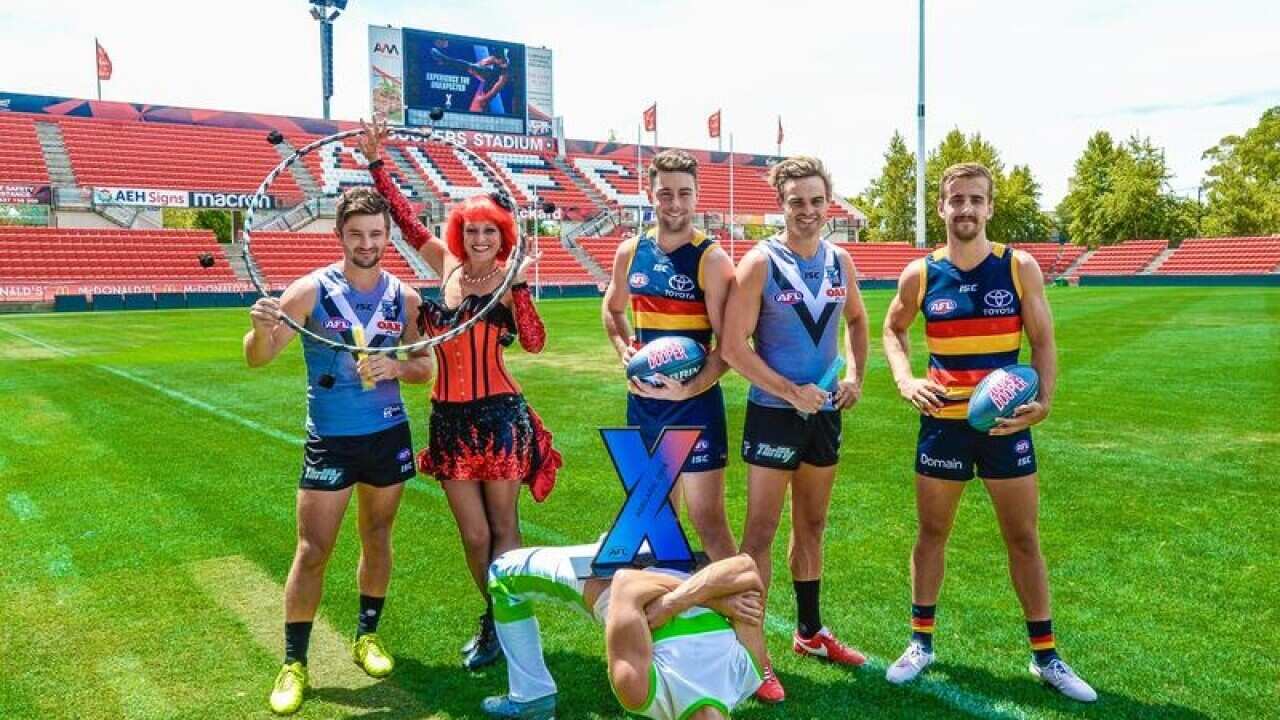 AFLX players.