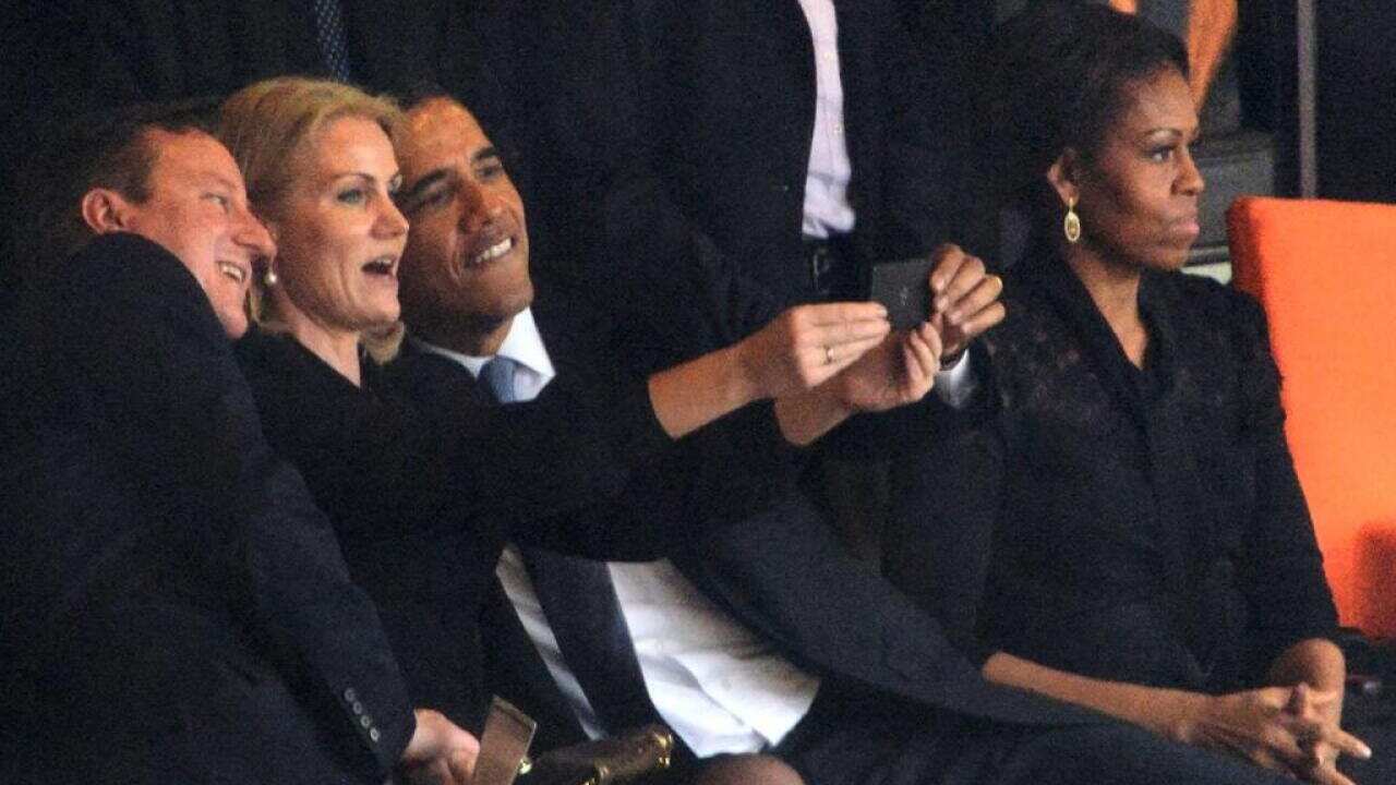 Obama selfie