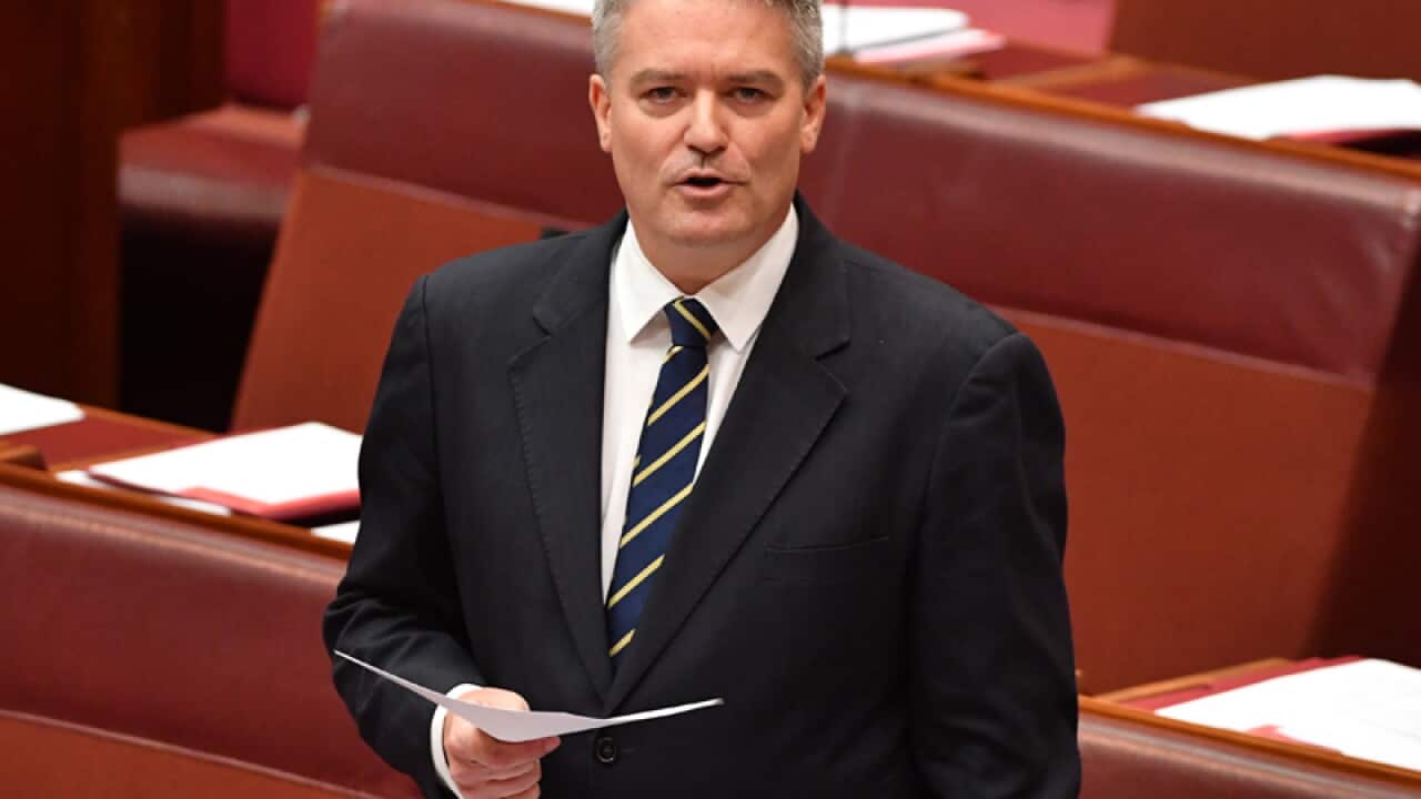 Minister for Finance Mathias Cormann