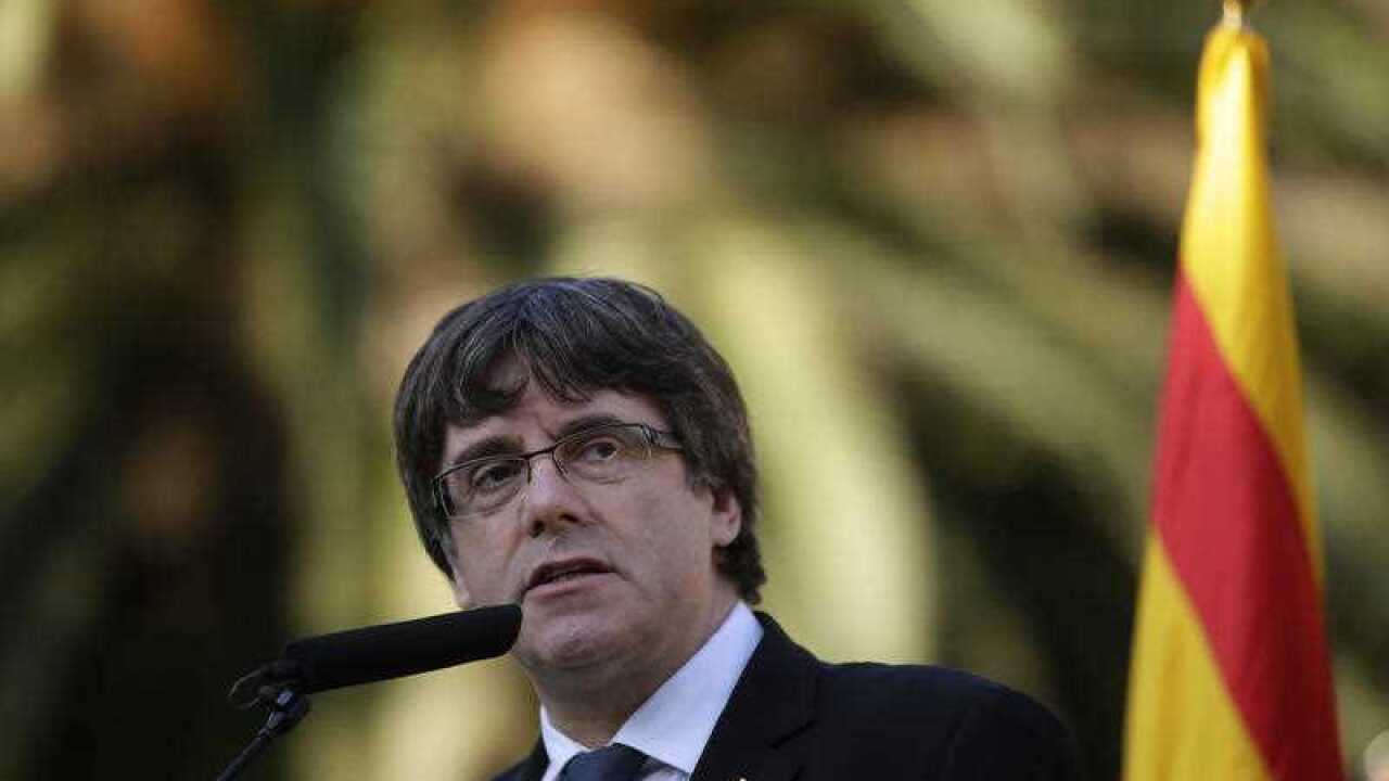 Catalan regional President Carles Puigdemont