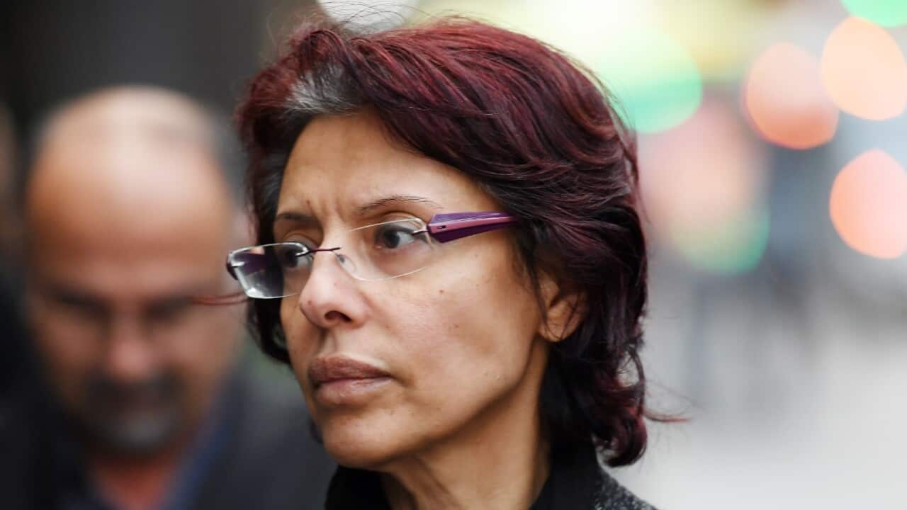 Eman Sharobeem departs the NSW Independent Commission Against Corruption (ICAC) in Sydney on Thursday, June 15, 2017. 