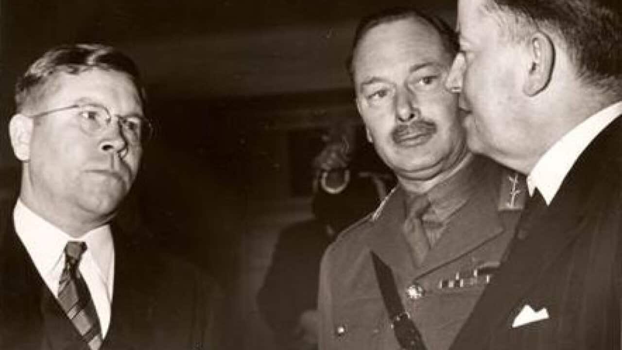 Soviet Ambassador Nikolay Lifanov, Governor-General the Duke of Glaucester, , Mr Forde
