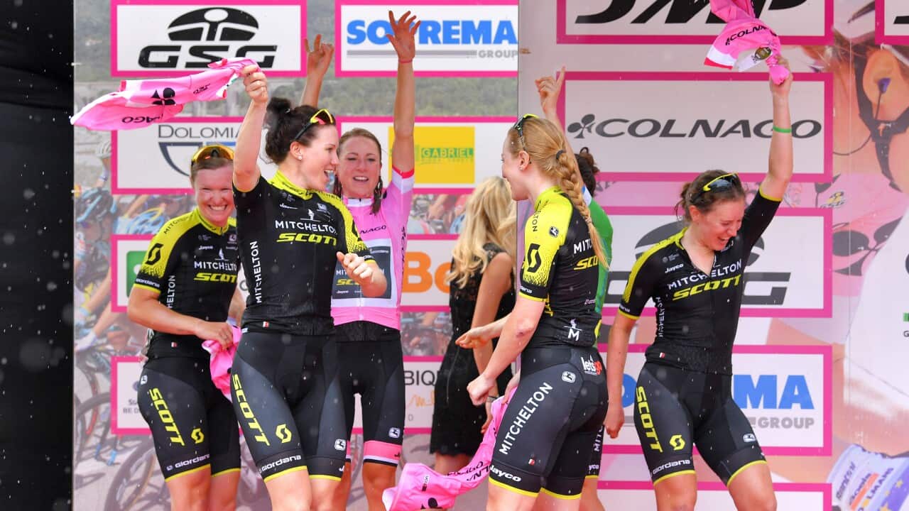 Mitchelton-Scott, Giro Rosa, Annemiek van Vleuten, Amanda Spratt, Jess Allen, Sarah Roy, Gracie Elvin