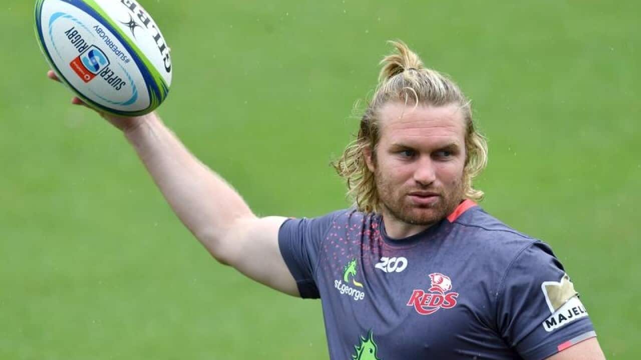 Queensland Reds scrumhalf Ben Lucas