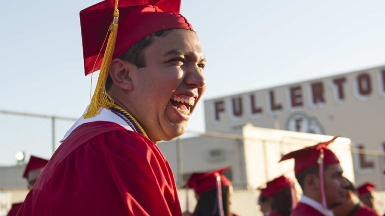 Fernando Rojas, a senior at Fullerton High School