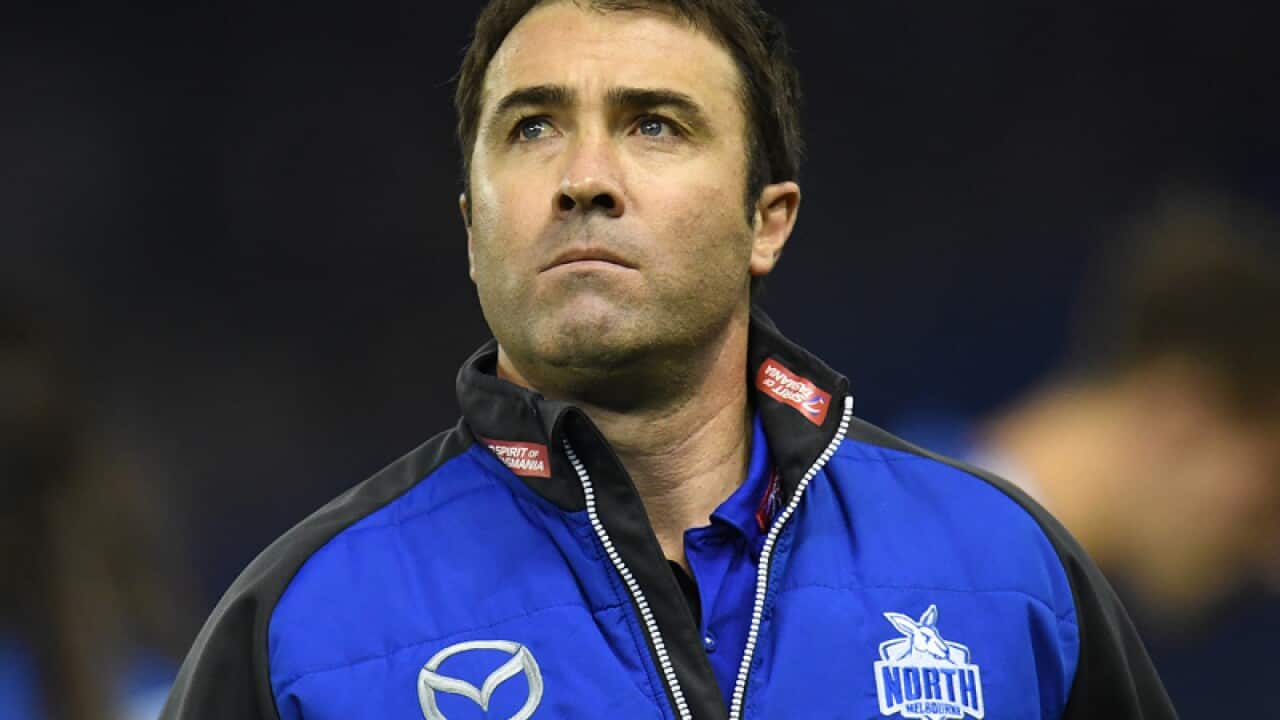 Coach of the Kangaroos Brad Scott