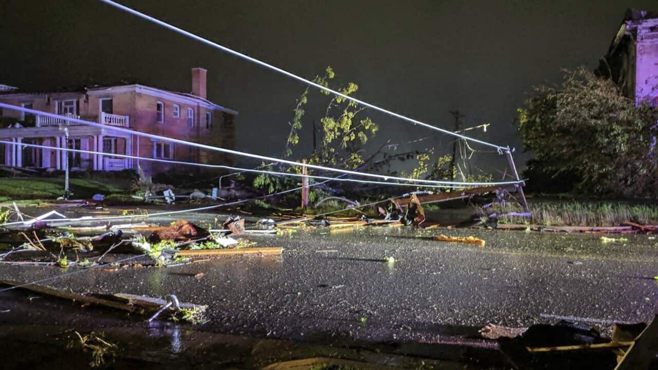 A tornado has touched down in Missouri's state capital, causing heavy damage and trapping multiple people in the wreckage of their homes.
