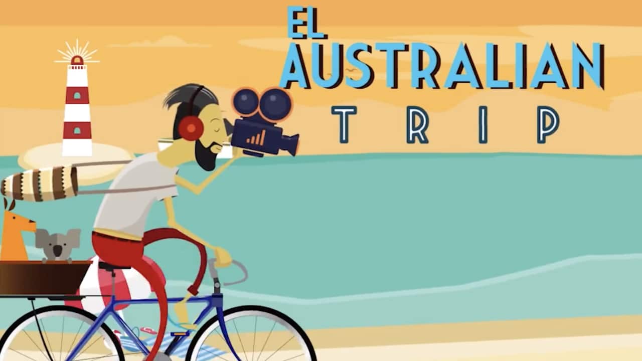 Imagen promocional de la serie web sobre las aventuras de los estudiantes internacionales latinos.