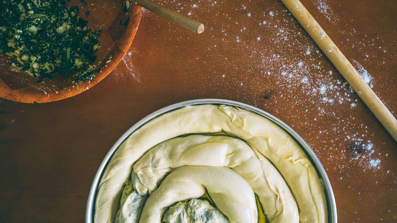 My mum’s spanakopita