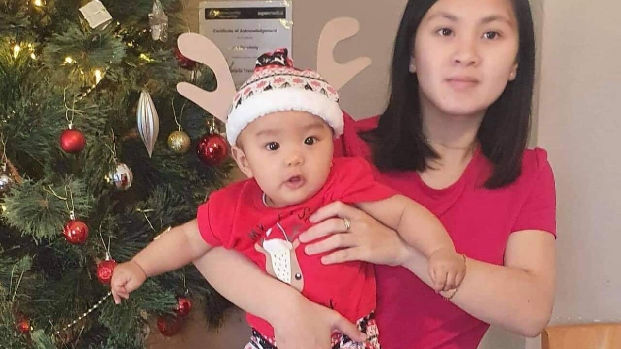 10 month old Hoang Vinh Le and mother Lyn Kim Do