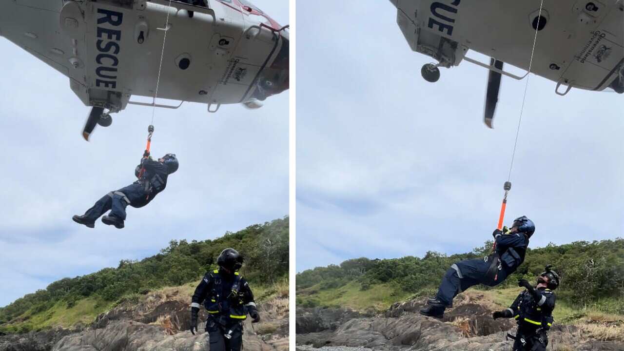 CROCODILE ATTACK RESCUE QLD