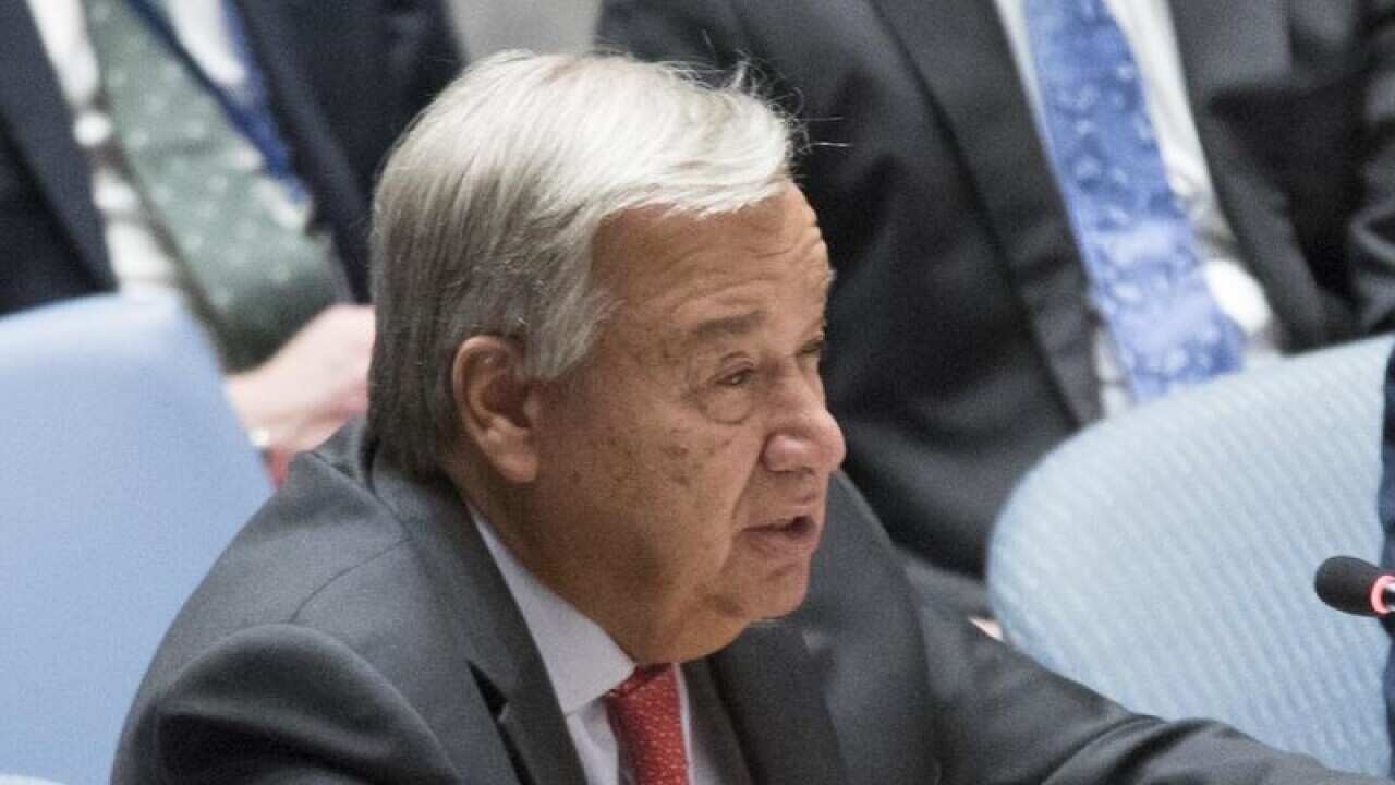 UN Secretary General Antonio Guterres has urged the Security Council to help the Rohingya.