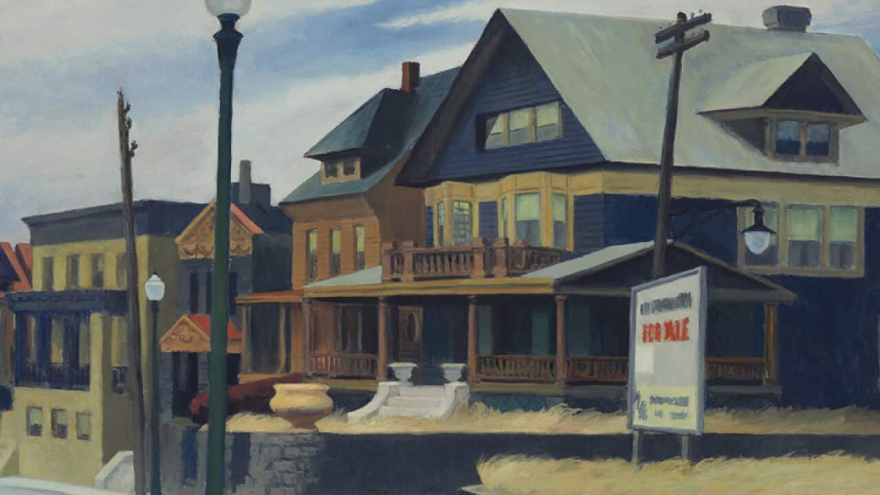Edward Hopper's East Wind Over Weehawken