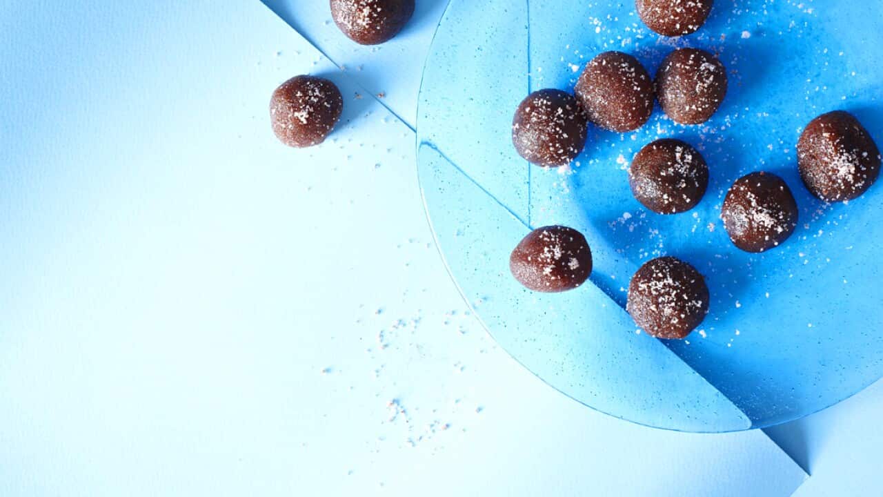 Mexican sweet tamarind balls with chilli sugar