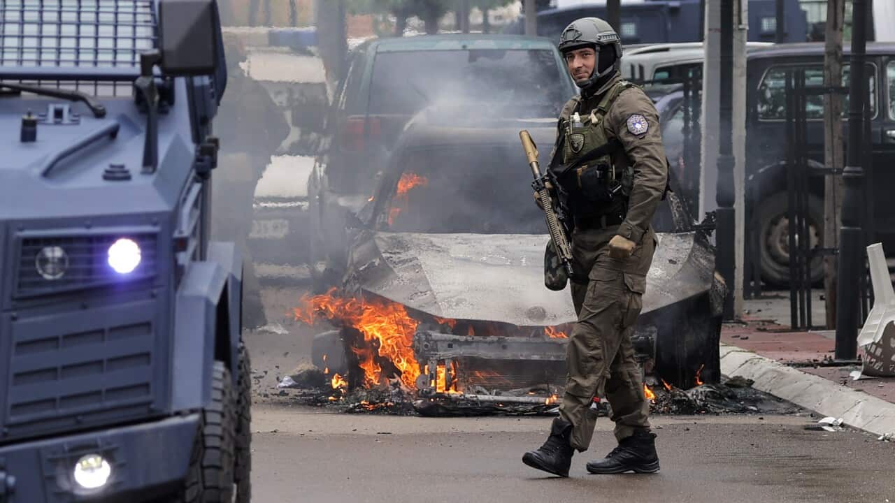 Clashes between ethnic Serbs and Kosovo Police