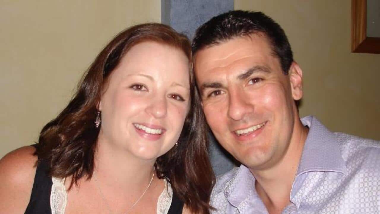 Detective Sergeant John Breda with his wife Kim.